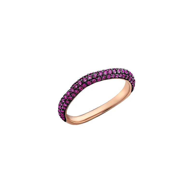 Women’s diamond rings-Amorph Pave Ring