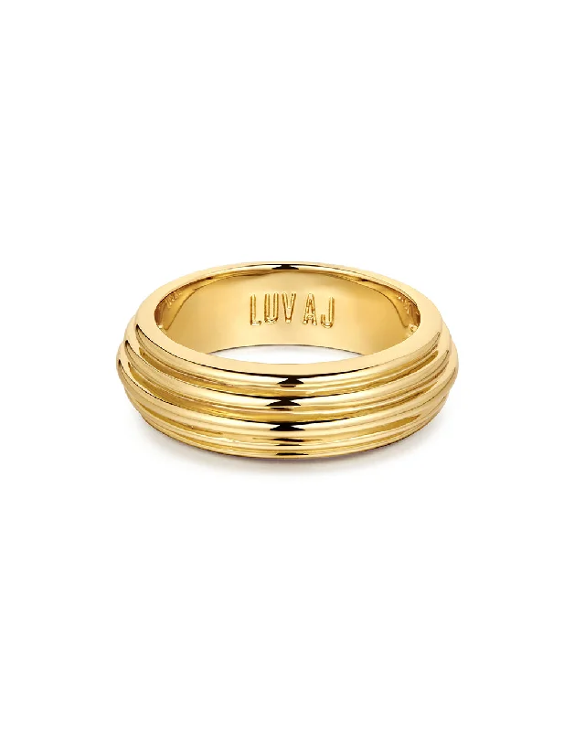 Women’s vintage rings-Remy Ridged Ring