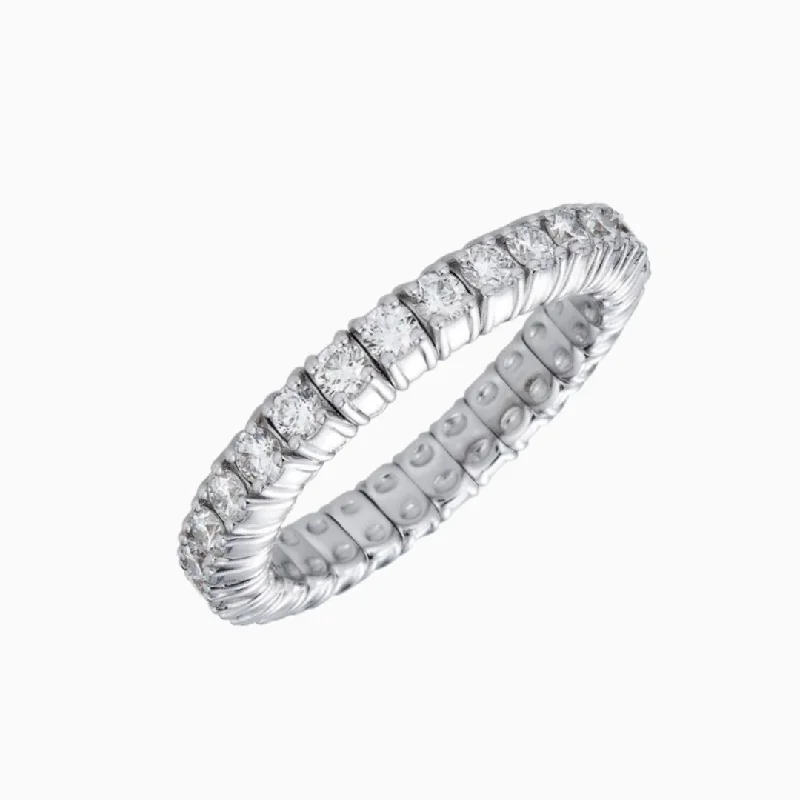 Women’s promise rings-Single Diamond Eternity Ring