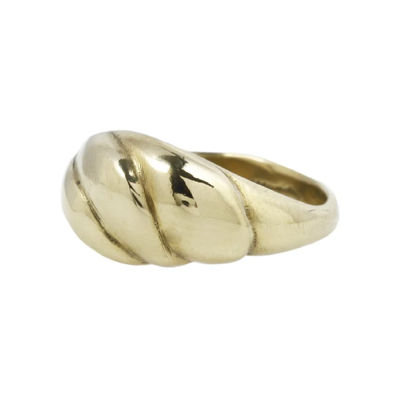 Women’s silver gemstone rings-SHELTER RING / GOLD