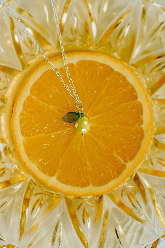 Women’s stylish rings-Lemon Meringue Necklace