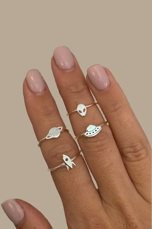 Women’s chunky rings-Stay Weird Rings