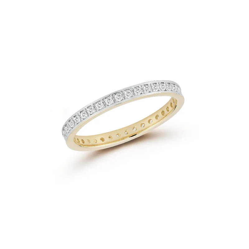 Women’s solitaire engagement rings-14kt La Barre Eternity Ring