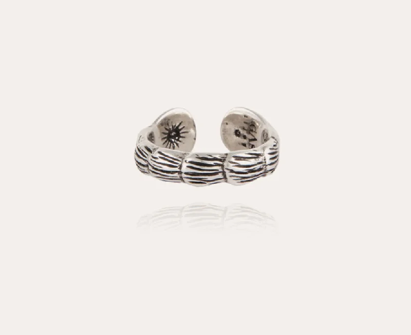 Women’s birthstone rings-GAS BIJOUX - SILVER LIANE JONC BIS RING