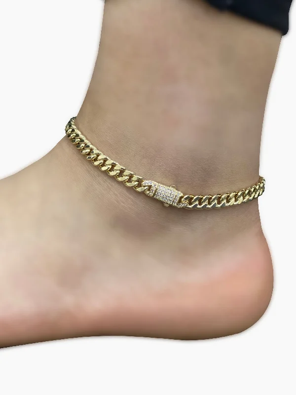 Women’s open cuff bracelet-*NEW* 14k Hollow Ankle Bracelet (7MM) JTJ™