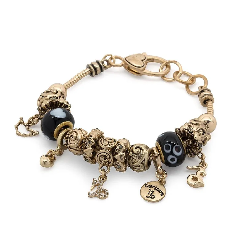 Women’s trendy layered bracelet-Charm Bracelet Zodiac 2 - Capricorn