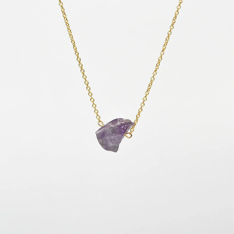 Amethyst-Golden Chain