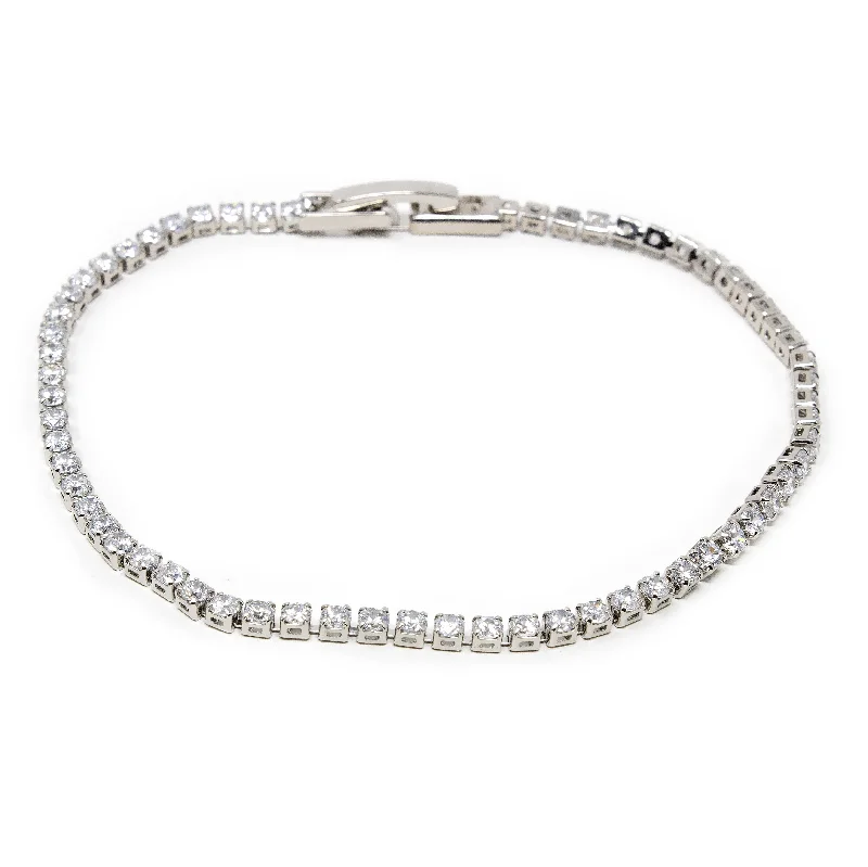 Women’s personalized bracelet-Pave Small Crystal Bracelet