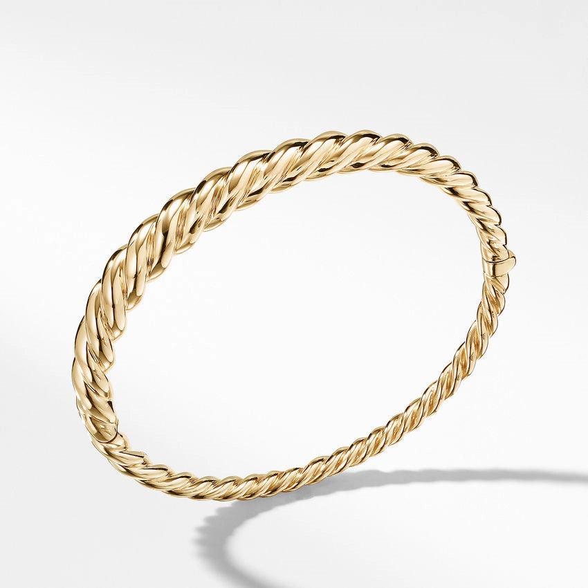 Women’s adjustable gold bracelet-David Yurman 6mm Pureform Bracelet