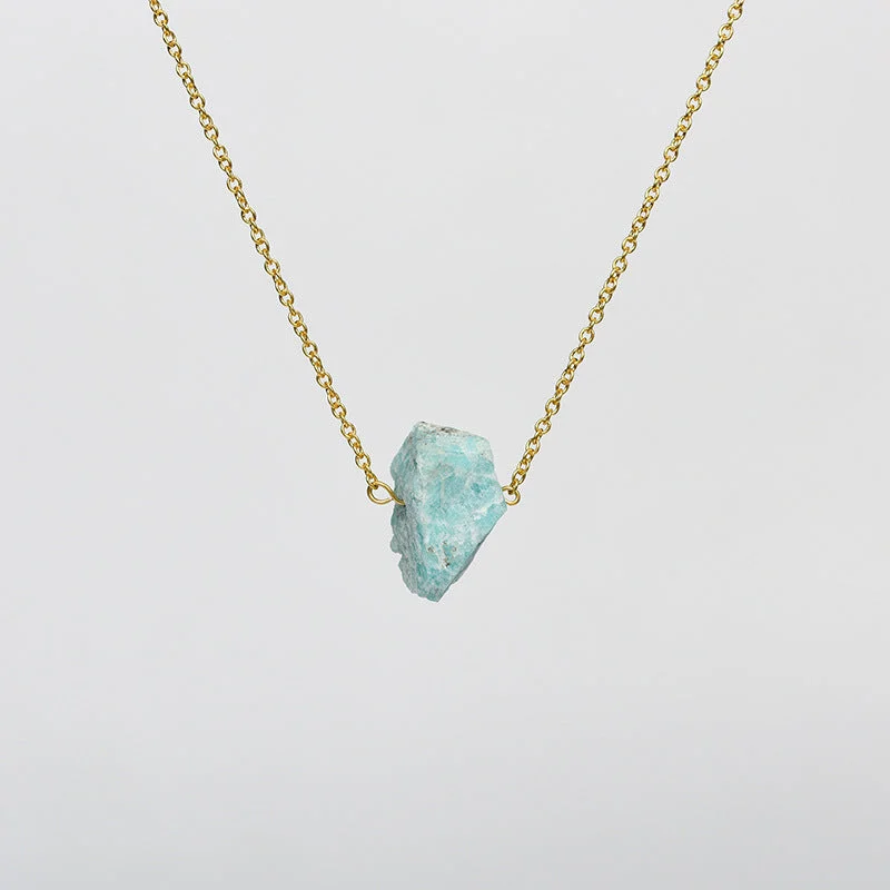 Amazonite-Golden Chain