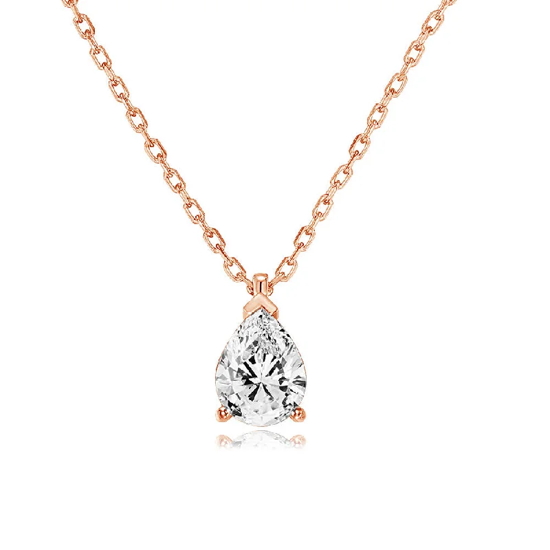 Pear-Shaped Rose Gold