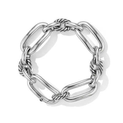 Women’s personalized charm bangle-David Yurman 16mm Lexington Bracelet