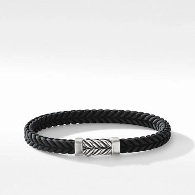 Women’s wedding bracelet-David Yurman 6mm Chevron Bracelet