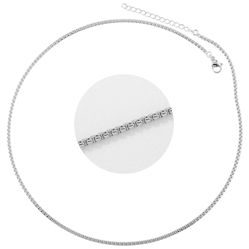 White Gold Color Necklace