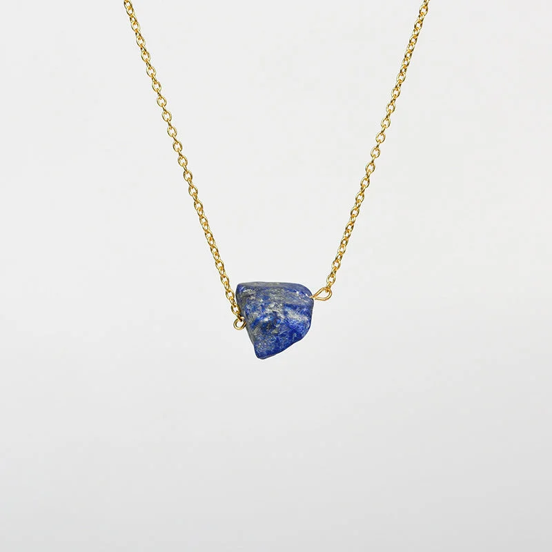 Lapis Lazuli-Golden Chain