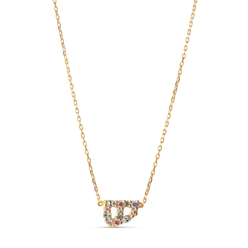 Women’s diamond-studded necklace-My Name