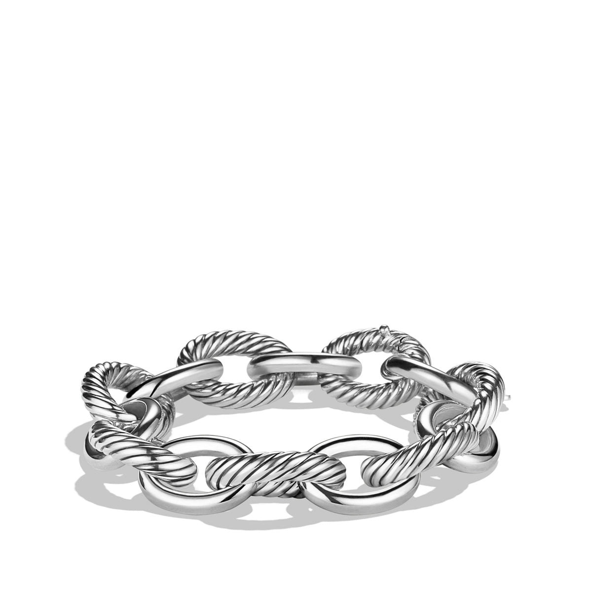 Women’s bangle bracelet-David Yurman Oval Link Bracelet