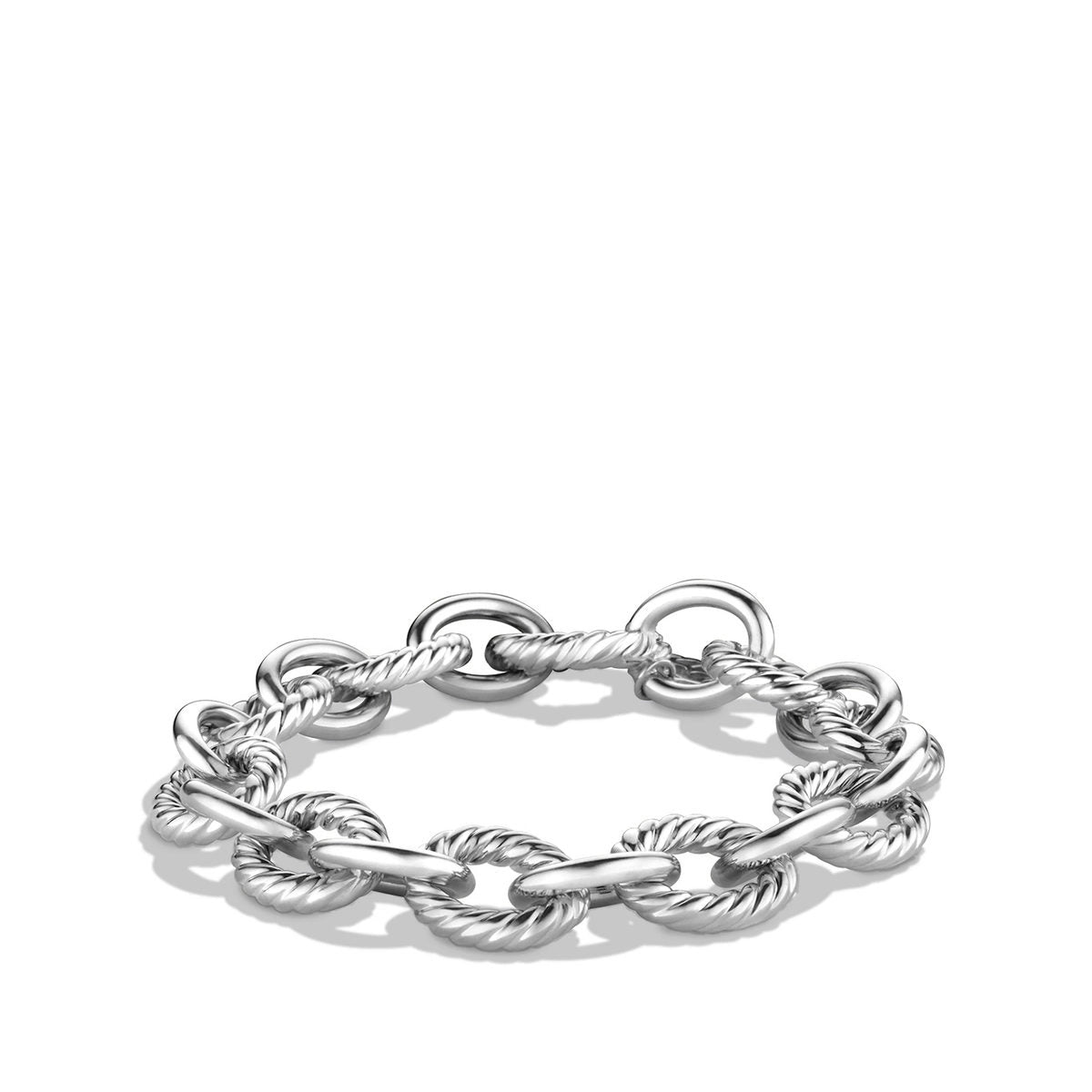 Women’s cuff bracelet-David Yurman Oval Link Bracelet