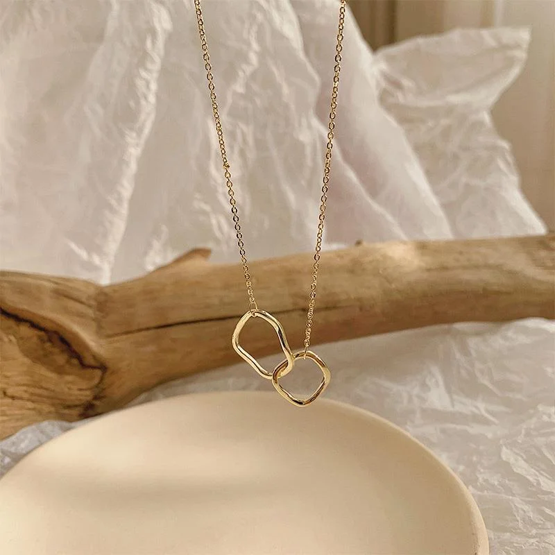 32# Necklace-Gold (Asymmetric)