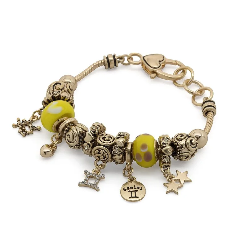 Women’s elegant bracelet-Charm Bracelet Zodiac 2 - Gemini