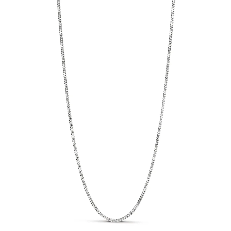 Women’s long necklace-Necklace, Curb Chain 1,75 mm