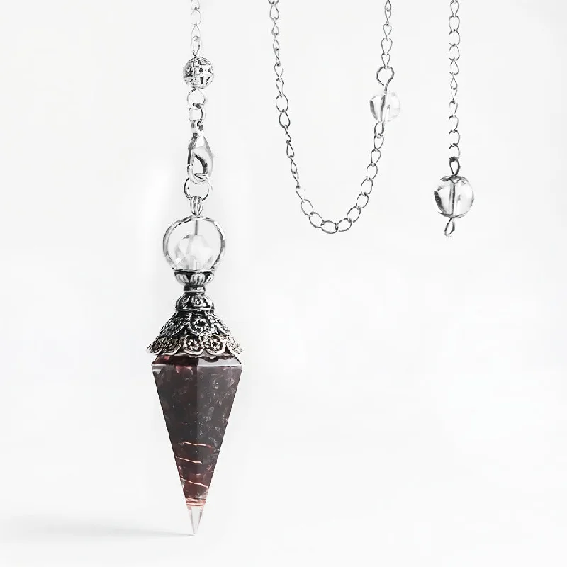 Antique Silver Garnet