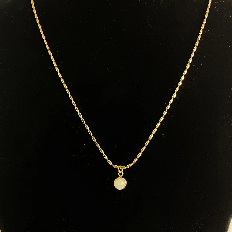 Mung Bean Necklace Gold