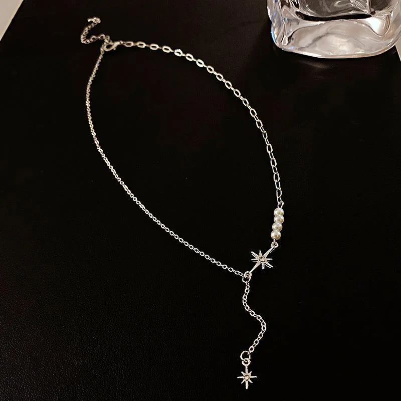 29# Necklace-Silver (Pearl Diamond)