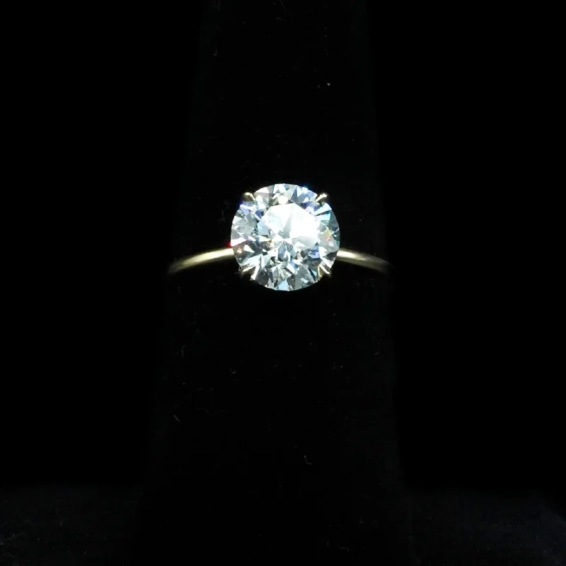 Women’s timeless solitaire engagement ring-*NEW* 14K Engagement Ring 2.5 CT💎 Lab Created Diamonds Round Cut JTJ™