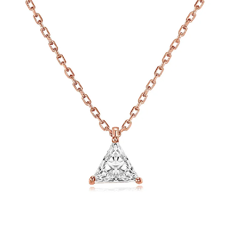 Triangle Rose Gold