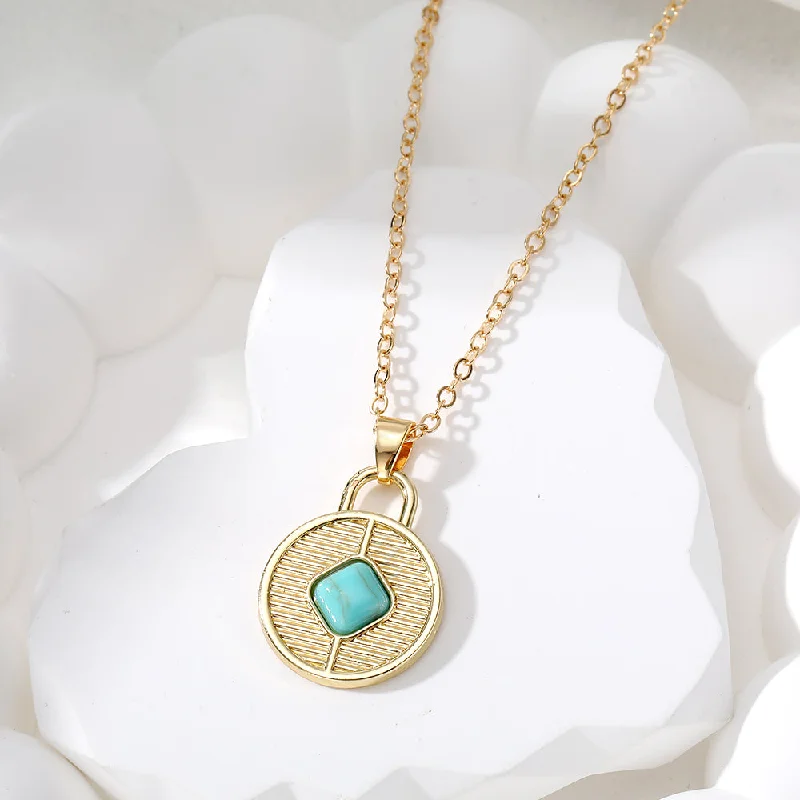 round Square Turquoise