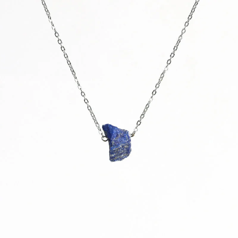 Lapis Lazuli-Silver Chain