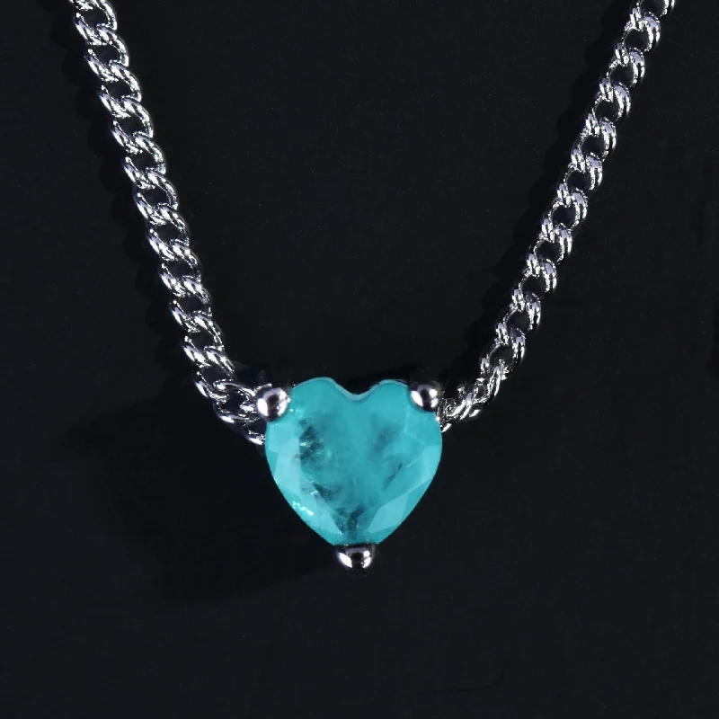 Blue Diamond Pendant [with Chain]]